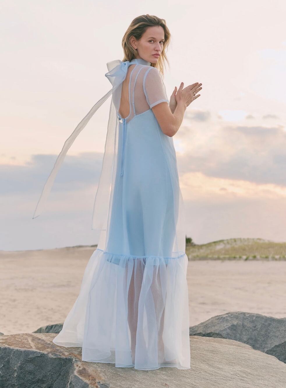 New NWT Caara Melody dress light blue dress $245 sz XL